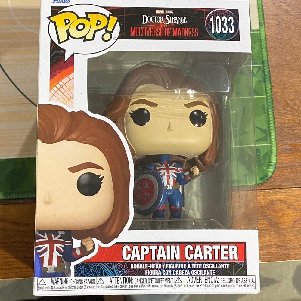 Funko Pop Captain Carter with Union Jack Shield